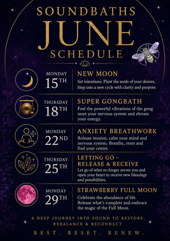 June Moon 2026 Schedule